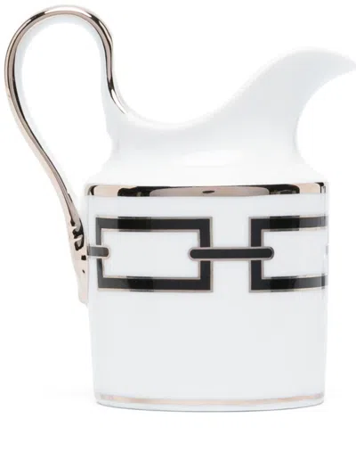 Ginori 1735 White Catene Nero Porcelain Milk Jug