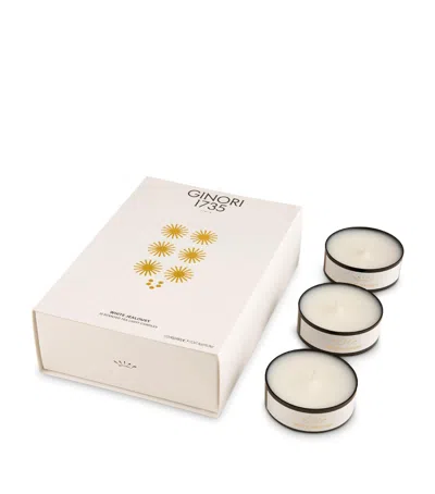 Ginori 1735 White Jealousy Tealight Scented Candles