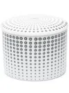 Ginori 1735 Polka Dot-print Ceramic Box In Weiss