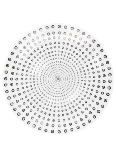 Ginori 1735 Spiral-motif Porcelain Plate In White