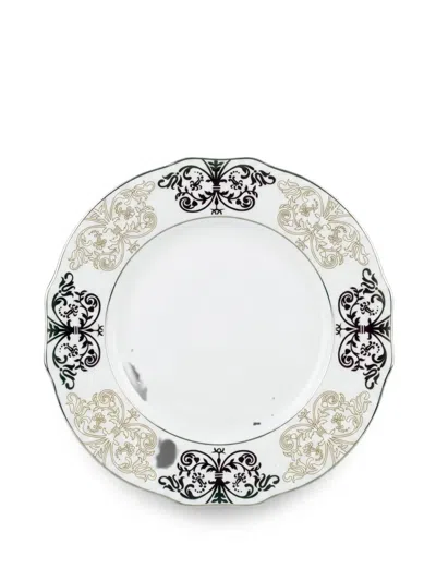 Ginori 1735 X Oscar De La Renta Scalloped-edge Plate In White