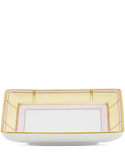 Ginori 1735 Yellow Diva Porcelain Square Tray