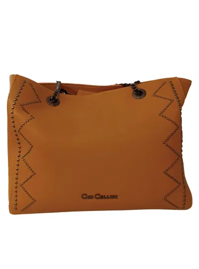 Gio Cellini Women's Bag  Z333_senape Ecopelle In Yellow