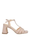 Gio Palma Woman Sandals Blush Size 6 Textile Fibers In Pink