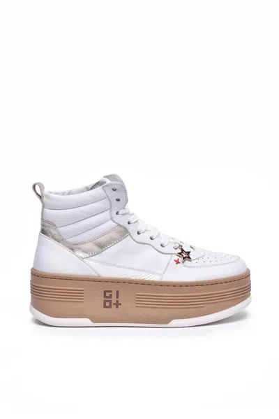 Gio+ Wedge Basket Sneakers - White