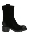 Gio+ Woman Ankle Boots Black Size 9 Leather
