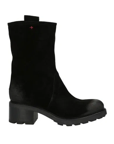 Gio+ Woman Ankle Boots Black Size 9 Leather In Black