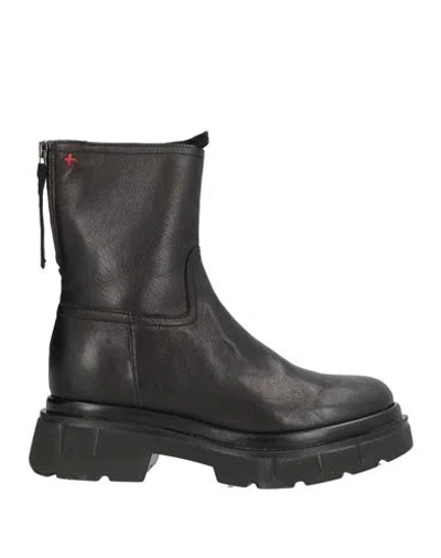 Gio+ Woman Ankle Boots Black Size 12 Leather