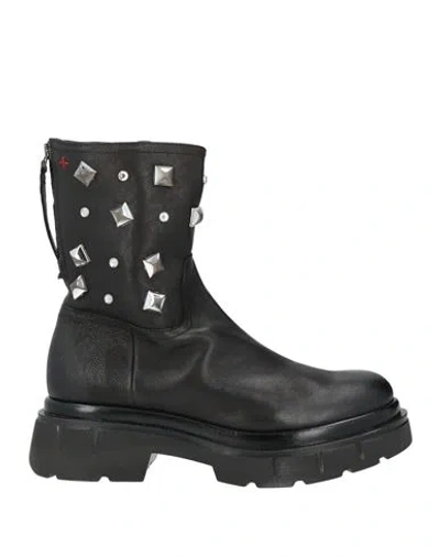 Gio+ Woman Ankle Boots Black Size 9 Leather