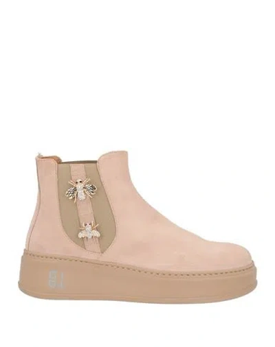 Gio+ Woman Ankle Boots Light Pink Size 11 Leather