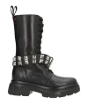 Gio+ Woman Boot Black Size 8 Leather In Black