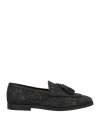Gio+ Woman Loafers Black Size 7 Leather