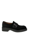 Gio+ Woman Loafers Black Size 11 Textile Fibers In Black