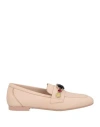 Gio+ Woman Loafers Blush Size 6 Leather In Blush