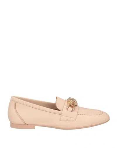 Gio+ Woman Loafers Blush Size 9 Leather In Pink