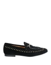 Gio+ Woman Loafers Midnight Blue Size 5 Textile Fibers