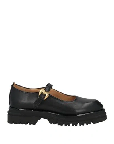 Gio+ Woman Pumps Black Size 8 Leather