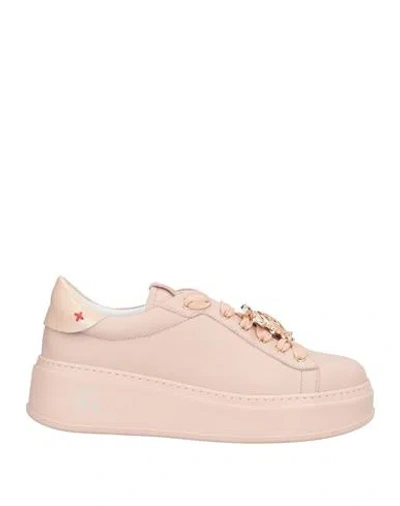 Gio+ Woman Sneakers Antique Rose Size 7 Leather In Pink
