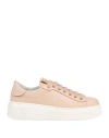 Gio+ Woman Sneakers Blush Size 11 Leather In Pink