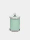 Giobagnara Amalfi Leather Small Box  Abask Luxury Gift In  Light Green