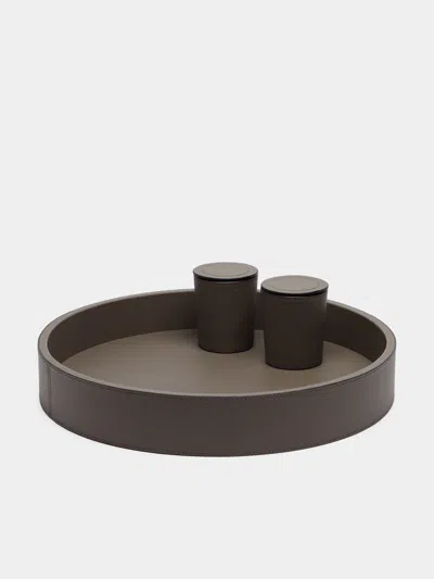 Giobagnara Arena Leather Dice Set  Abask Gift Set In Adult