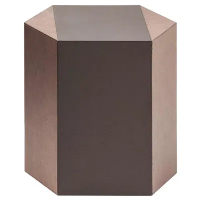Pre-owned Giobagnara Atlas Stool Bicolor Central Stripes By Stephane Parmentier X  In Gray