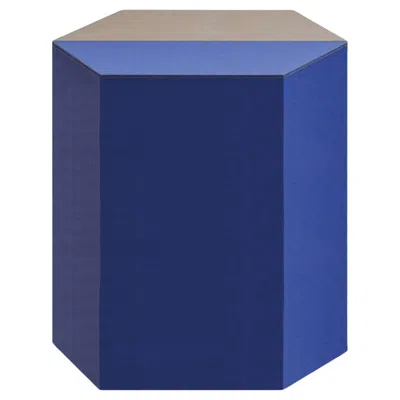 Pre-owned Giobagnara Atlas Stool Bicolor Vertical Stripes By Stephane Parmentier X  In Purple