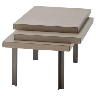 Pre-owned Giobagnara Cascade Side Table I By Stephane Parmentier X  In Gray