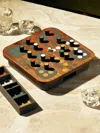 Giobagnara Delos Wood Ludo Game Set In Multi