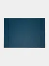 Giobagnara Douglas Leather Desk Blotter  Abask Luxury Gift In  Blue