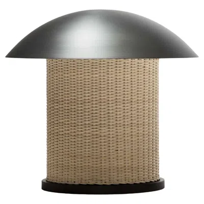 Pre-owned Giobagnara Duomo Large Rattan Table Lamp By Stephane Parmentier X  In Gold