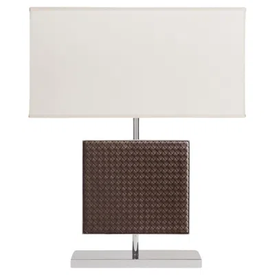 Pre-owned Giobagnara Ebe Handwoven Table Lamp By Riviere X  In Transparent