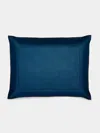Giobagnara Jack Leather Extra Large Rectangular Valet Tray  Abask Luxury Gift In  Blue