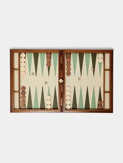 Giobagnara Leather Backgammon Set  Abask Gift Set In Adult