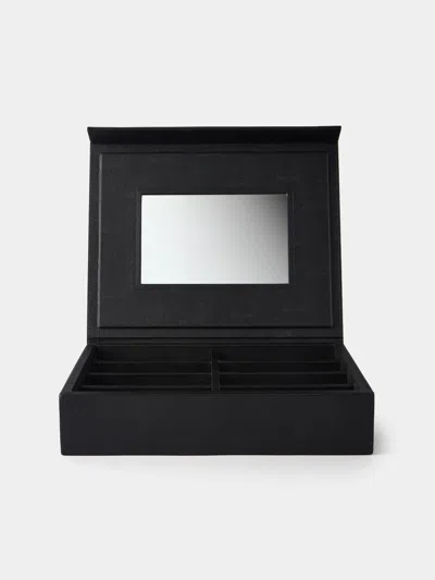 Giobagnara Leather Glasses Box In Black