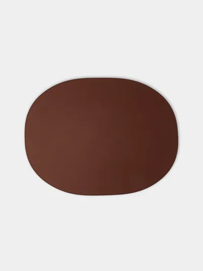 Giobagnara Leather Large Oval Placemats (set Of 4)