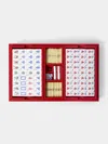 Giobagnara Leather Mahjong Set  Abask Gift Set In Adult