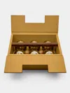 Giobagnara Leather Outdoor Boules Set  Abask Gift Set In Adult