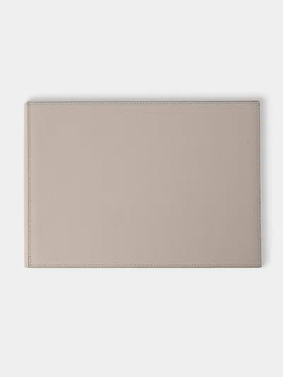 Giobagnara Livre D'or Leather Guest Book In Brown