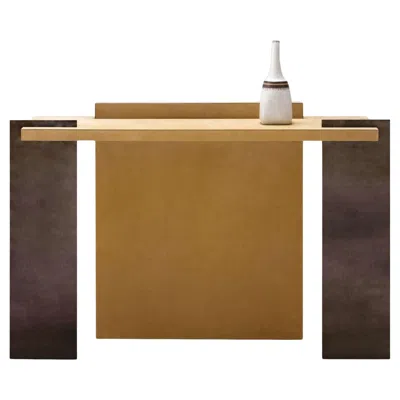 Pre-owned Giobagnara Malaparte Console Table By Stephane Parmentier X  In Brown