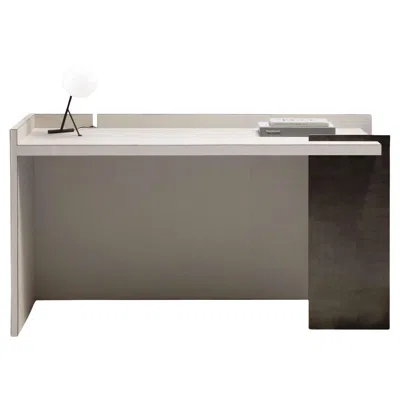 Pre-owned Giobagnara Malaparte Desk By Stephane Parmentier X  In Gray