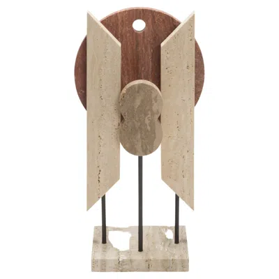 Pre-owned Giobagnara Marble Sculpture Stephane Parmentier For  Tabou Marble Sculpture 2 In Gold