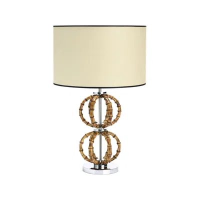 Pre-owned Giobagnara Medea No 2 Table Lamp By Riviere X  In Sand