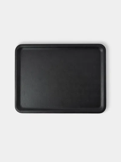 Giobagnara Miramar Leather Tray (20in/51cm) In Black