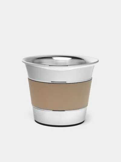 Giobagnara Ocean Leather And Steel Champagne Bucket