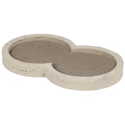 Pre-owned Giobagnara Palazzo Eight Valet Tray In Beige In Brown