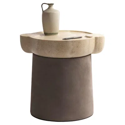 Pre-owned Giobagnara Palladio Side Table Iii By Stephane Parmentier X  In Gray