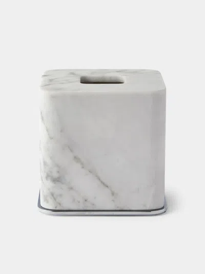 Giobagnara Polo Marble Tissue Box In Gray