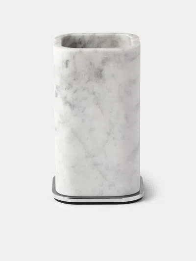 Giobagnara Polo Marble Toothbrush Holder In White