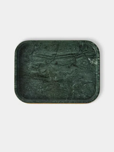 Giobagnara Polo Marble Valet Tray (9.5in/24cm) In Green